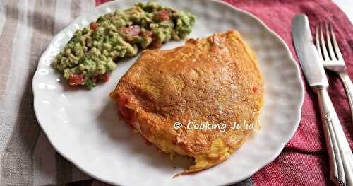 OMELETTE TOMATE-FROMAGE À GUANAJUATO (MEXIQUE)