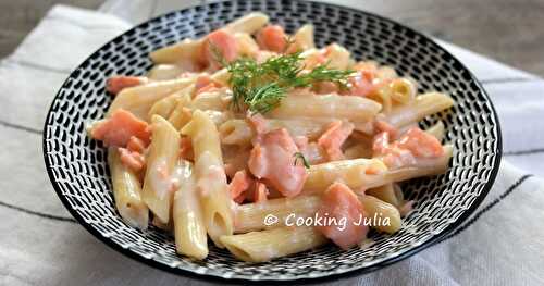 ONE-PAN PASTA AU SAUMON FUMÉ 