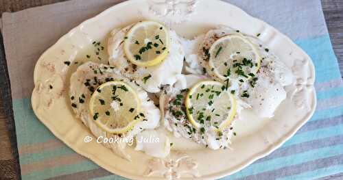 PAPILLOTES DE CABILLAUD AU CITRON