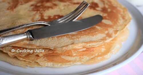 PÂTE À CRÊPES, TROIS VERSIONS 