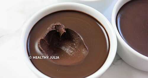 PETITES CRÈMES VELOURS CHOCO-COCO SUR HEALTHY JULIA