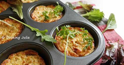 PETITS CLAFOUTIS QUINOA, CHÈVRE ET LÉGUMES 