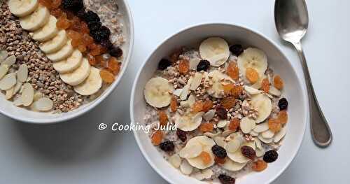 PORRIDGE BANANE ET BEURRE DE CACAHUÈTE