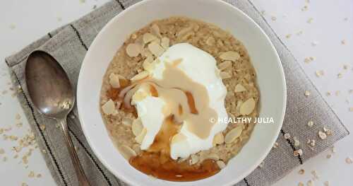 PORRIDGE BOWL À L'AMANDE