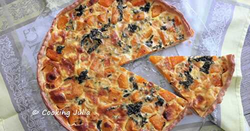 QUICHE BUTTERNUT, KALE ET COMTÉ