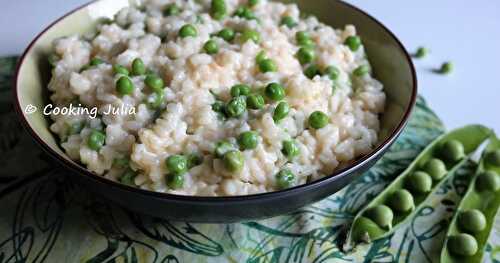 RISOTTO PRINTANIER AUX PETITS POIS