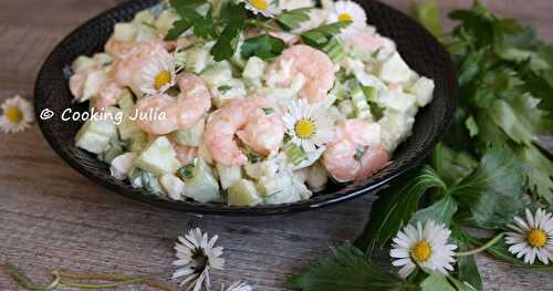 SALADE CROQUANTE EN ROSE ET VERT