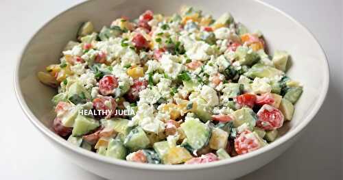 SALADE DE CRUDITÉS À LA FETA