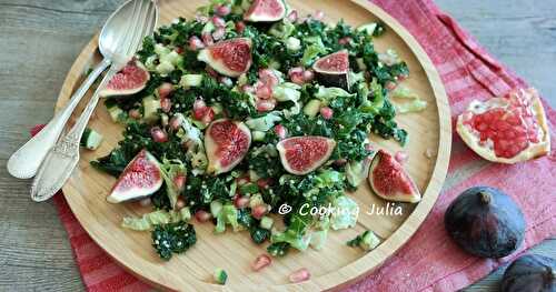 SALADE DE KALE AU QUINOA ET FIGUES FRAÎCHES