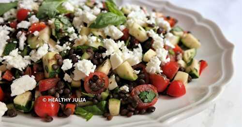 SALADE DE LENTILLES À LA GRECQUE