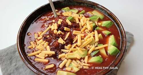 SOUPE DE TOMATE TEX-MEX