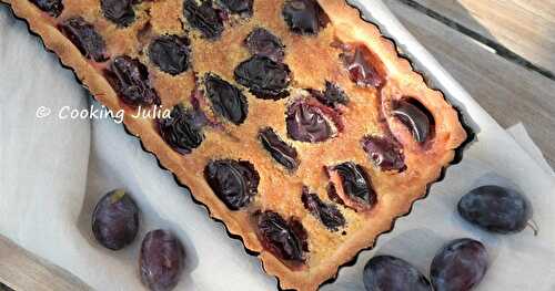 TARTE AMANDINE AUX QUETSCHES