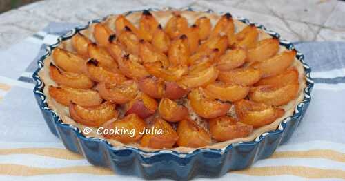 TARTE AUX ABRICOTS (AVEC PÂTE EXPRESS À LA CASSEROLE) 