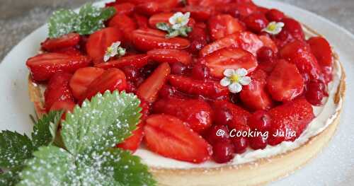 TARTE AUX FRUITS ROUGES ET MASCARPONE