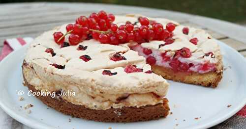 TARTE AUX GROSEILLES MERINGUÉE 