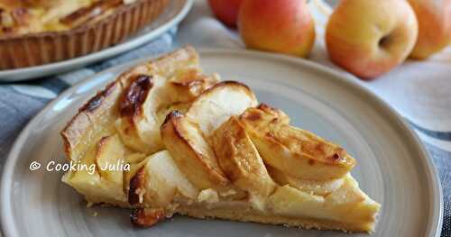 TARTE AUX POMMES À L'ALSACIENNE 