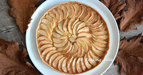 TARTE AUX POMMES AU BEURRE DE POMME