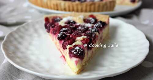 TARTE PÂTISSIÈRE AUX FRAMBOISES ET À LA RICOTTA