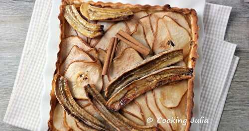 TARTE POIRES-BANANES À LA CANNELLE ET MISE À JOUR DES INDEX