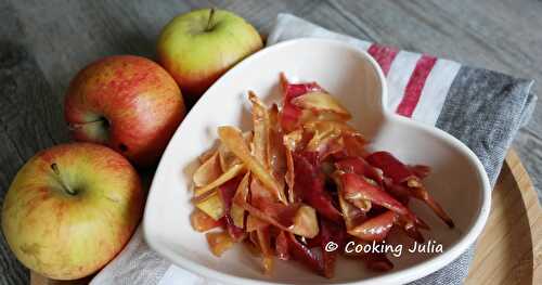 CHIPS D'ÉPLUCHURES DE POMMES AU BEURRE SALÉ