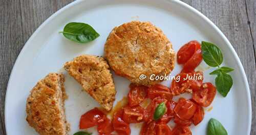 GALETTES DE TOFU À LA PROVENÇALE  