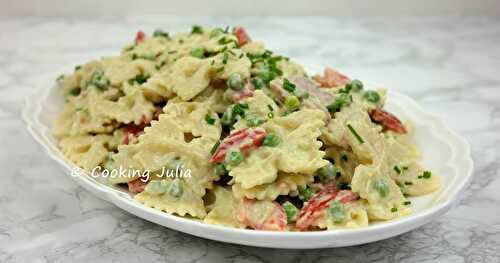 SALADE CRÉMEUSE DE PÂTES AU THON