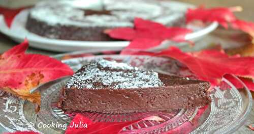 FONDANT AU CHOCOLAT SANS OEUFS D'ANNE-SOPHIE PIC