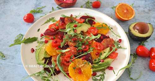 SALADE D'AGRUMES, BETTERAVE ET AVOCAT