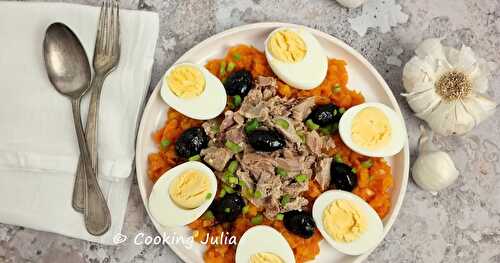 SALADE DE CAROTTES ET THON À LA TUNISIENNE