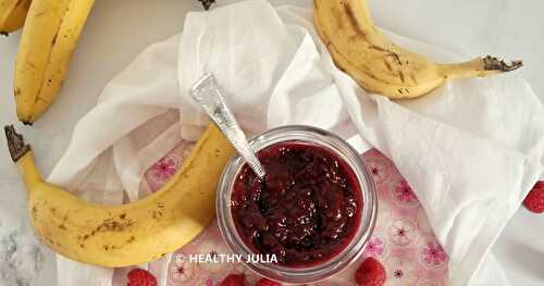 CONFITURE FRAMBOISE-BANANE À IG BAS