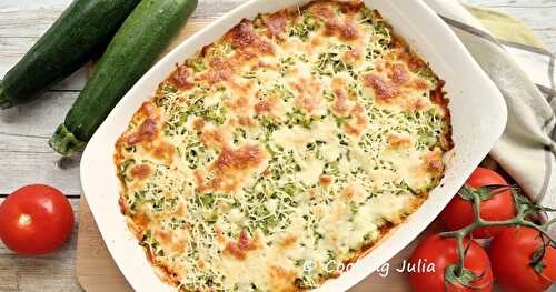 GRATIN DE COURGETTES À LA VIANDE