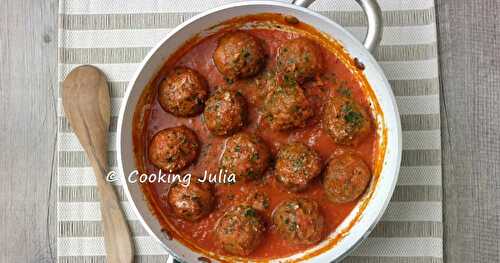 BOULETTES DE VIANDE À L'ITALIENNE  