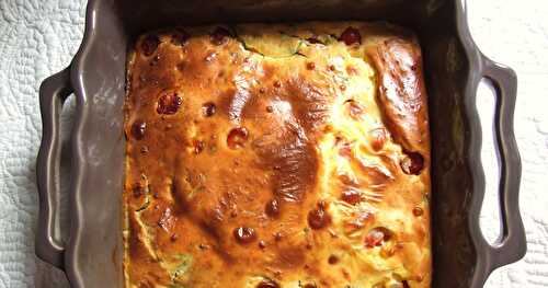 CLAFOUTIS DE TOMATES CERISES