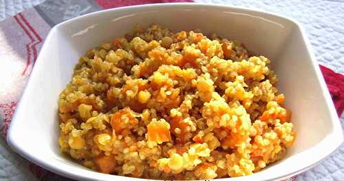 COMME UN DHAL DE QUINOA AU POTIRON