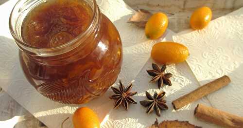 CONFITURE DE KUMQUATS AUX ÉPICES DE NOËL