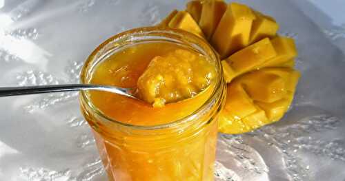 CONFITURE DE MANGUE AU CITRON VERT