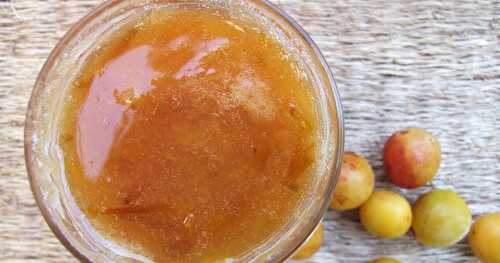 CONFITURE DE MIRABELLES