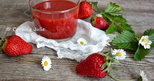 COULIS DE FRAISES VELOUTÉ