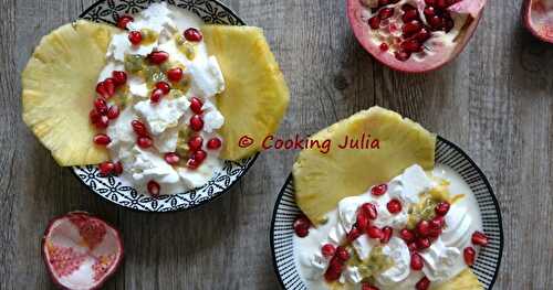 COUPE DE YAOURT AUX FRUITS TROPICAUX