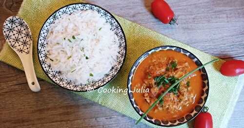 CURRY DE THON À LA TOMATE 