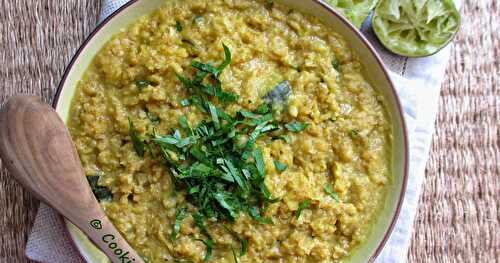 DHAL DE QUINOA ET LENTILLES CORAIL AUX COURGETTES