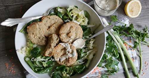 FALAFELS AUX LENTILLES CORAIL