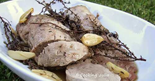 FILET MIGNON DE PORC AUX HERBES DE PROVENCE FRAÎCHES