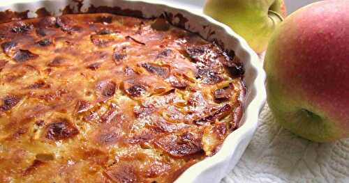 FLAN AUX POMMES ET TOFU SOYEUX