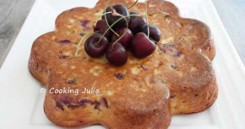 GÂTEAU AUX CERISES, AMANDES ET RICOTTA