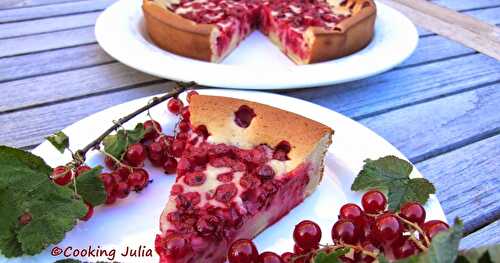 GÂTEAU MOELLEUX AUX GROSEILLES