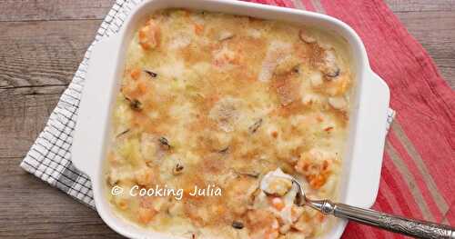 GRATIN DE FRUITS DE MER