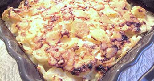 GRATIN DE POMMES DE TERRE AU CHEDDAR