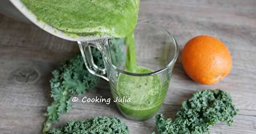 GREEN SMOOTHIE ALCALINISANT AU KALE