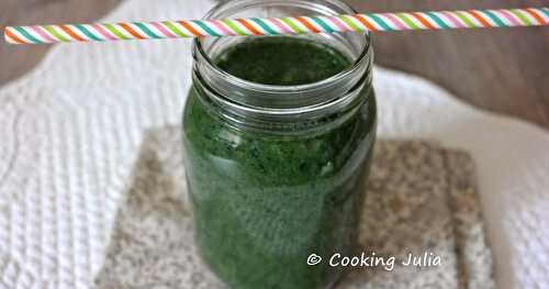 GREEN SMOOTHIE ANTIOXYDANT À LA SPIRULINE 